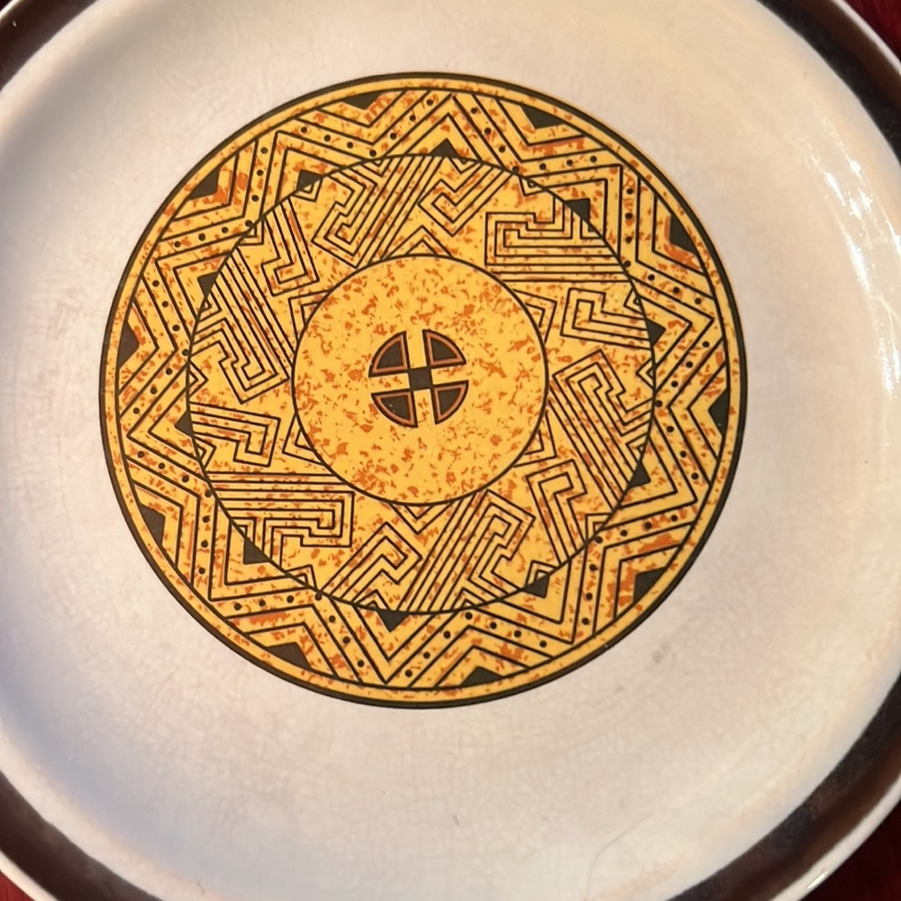 Southwest Dinnerware Set. Aztec Gold